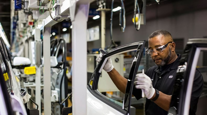 The U.S. House approved legislation Friday that includes $52 billion to boost the production of semiconductors in the United States. It comes after a shortage of chips forced shutdowns at the Kia plant in West Point. (AJC file photo)