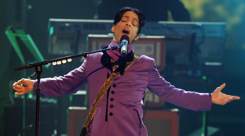 LOS ANGELES, CA - JUNE 27: Musician Prince performs the Chaka Khan tribute onstage at the 2006 BET Awards at the Shrine Auditorium on June 27, 2006 in Los Angeles, California. (Photo by Frazer Harrison/Getty Images)
