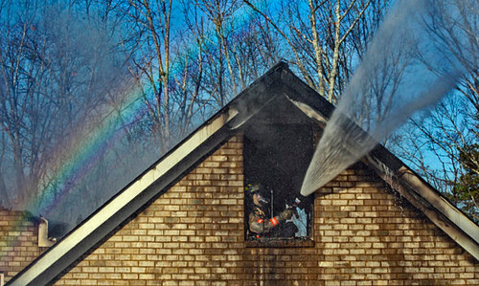 Fire destroys Clayton home