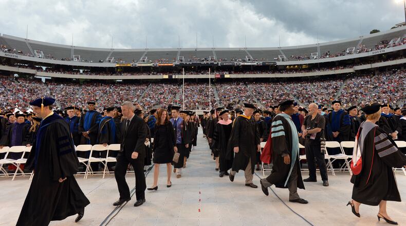 An American Association of University Professors survey of 1,450 University System of Georgia faculty found that many would not recommend working in the state to colleagues. (Hyosub Shin /AJC file photo)