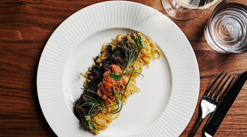 Linguine and clams from the menu of the Betty. / Andrew Thomas Lee