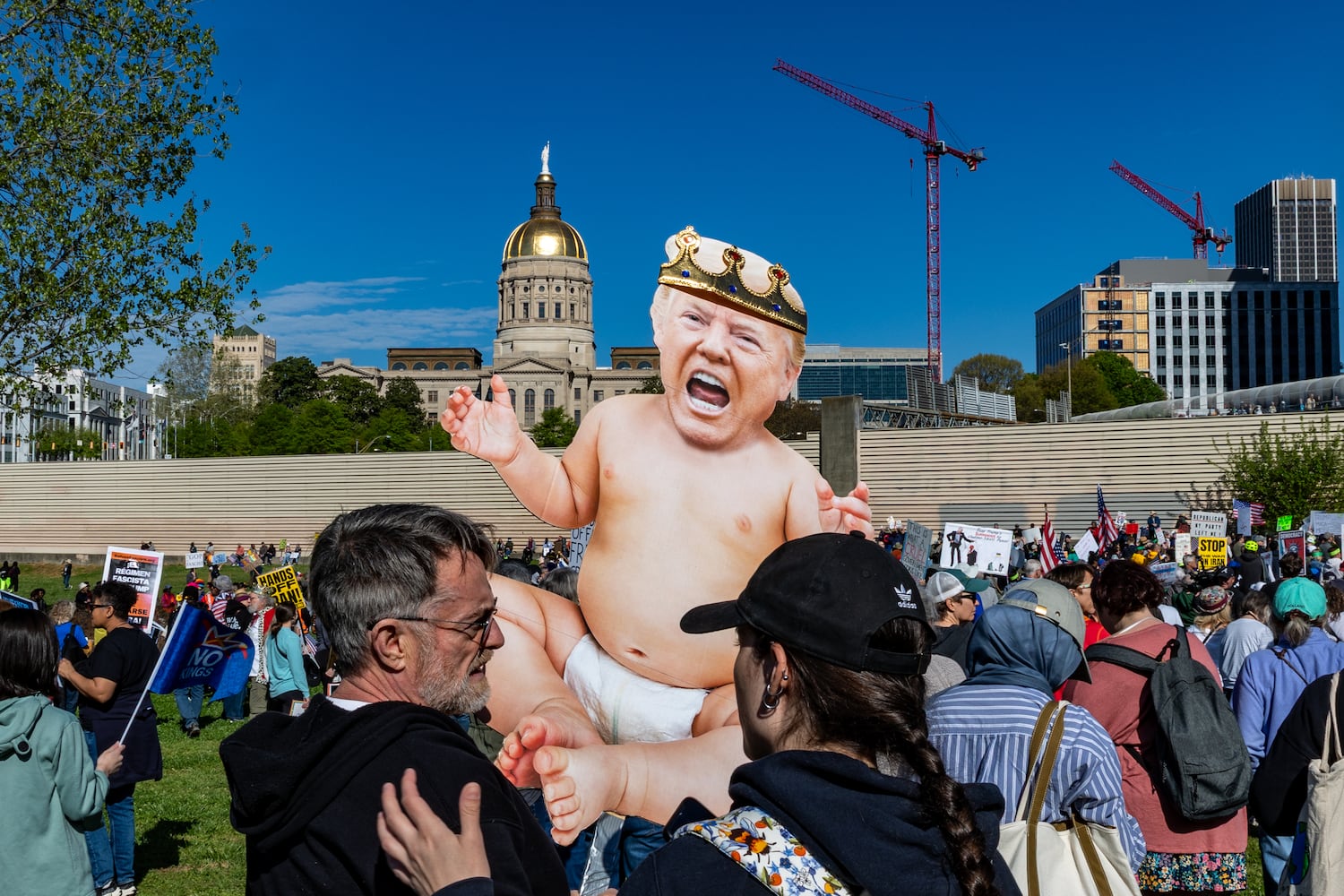 No Kings rally and march in downtown Atlanta
