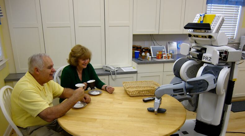 Georgia Tech is studying the use of robots in various settings, including as domestic aids or caretakers for the elderly. SPECIAL