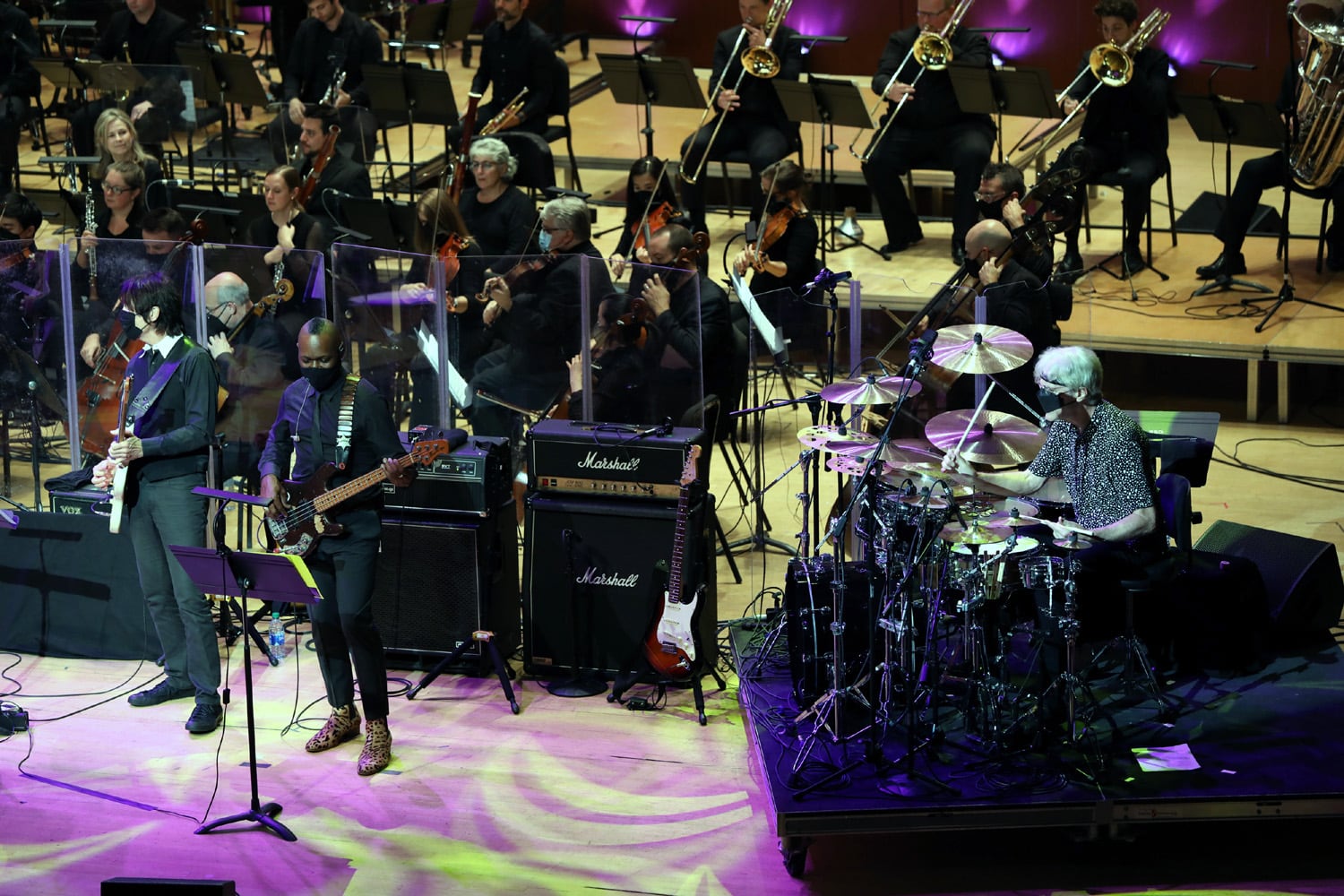 Stewart Copeland, founding member and legendary drummer for The Police, brought his "Police Deranged" tour to Symphony Hall on Sunday, November 7, 2021.
Robb Cohen for the Atlanta Journal-Constitution