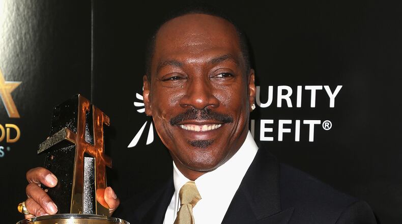 Eddie Murphy, Career Achievement Award recipient, poses in the press room at the 20th Annual Hollywood Film Awards at The Beverly Hilton Hotel on November 6, 2016 (Photo by Frederick M. Brown/Getty Images)