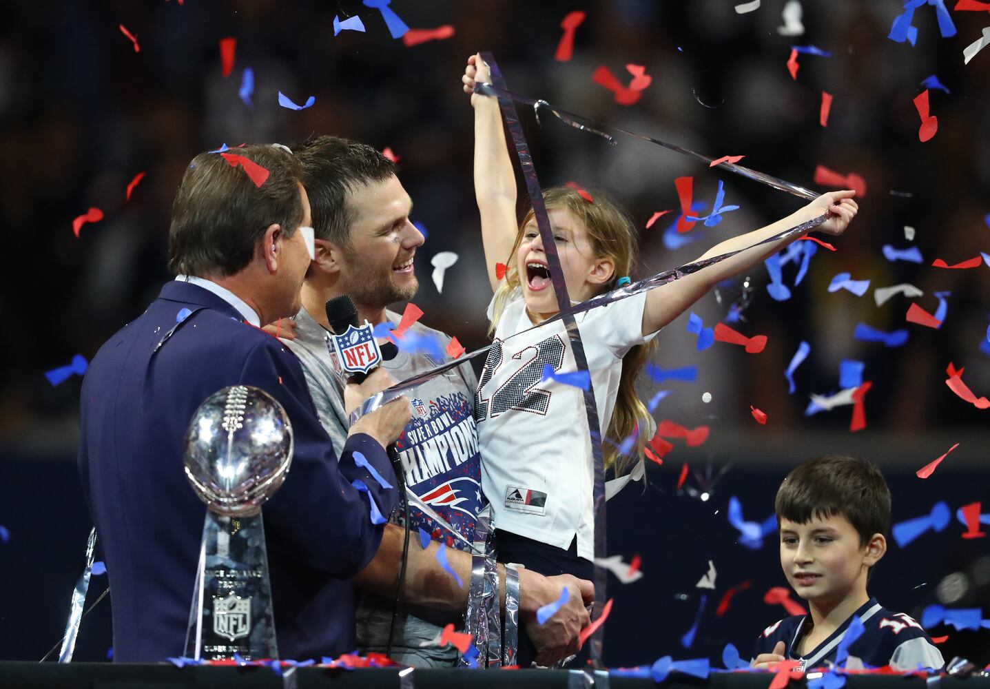 Photos: Patriots celebrate, Rams commiserate at Super Bowl
