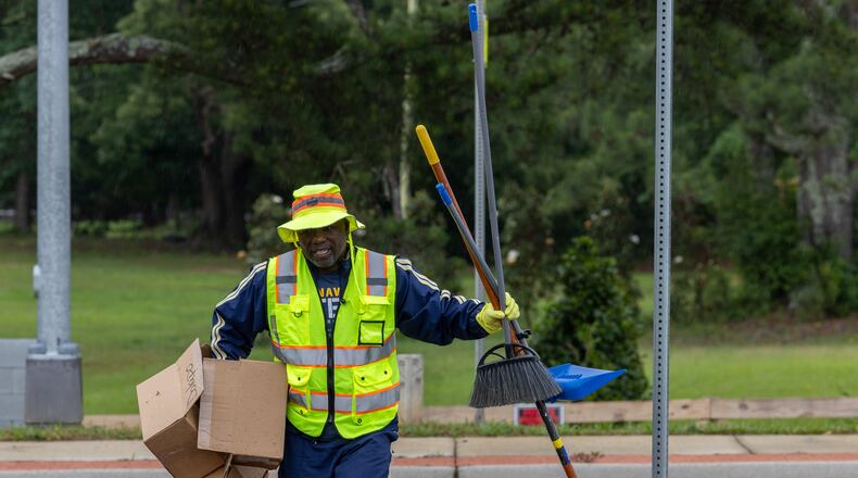 Anthony "Spark Plug" Thomas is making waves with his commitment to community cleanliness. He has dedicated over two decades to keeping Highway 92 South beautiful through regular litter cleanup efforts. (Phil Skinner for the AJC)