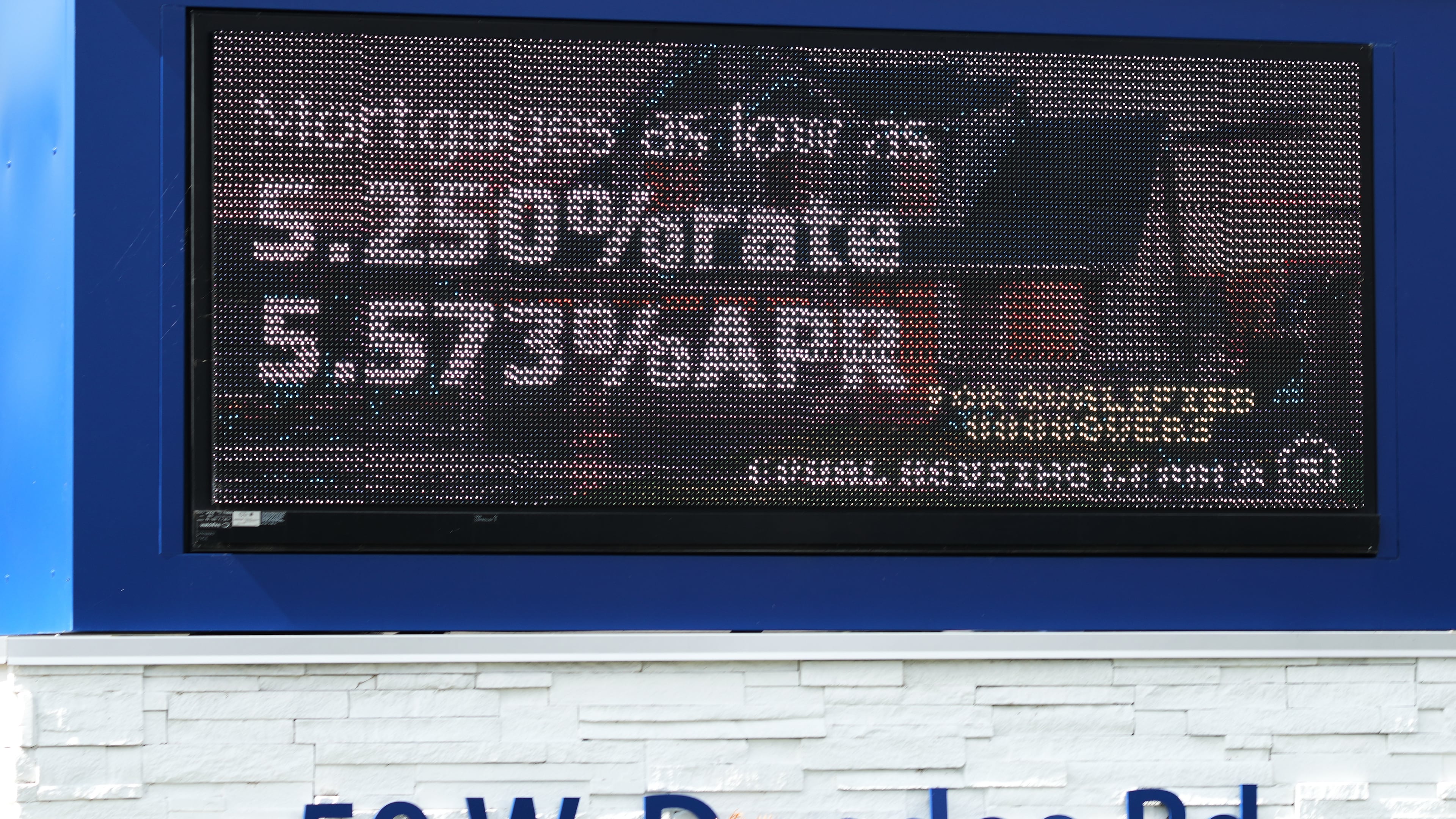 Mortgage rates are displayed at a credit union in Wheeling, Ill., Tuesday, Sept. 23, 2025. (AP Photo/Nam Y. Huh)