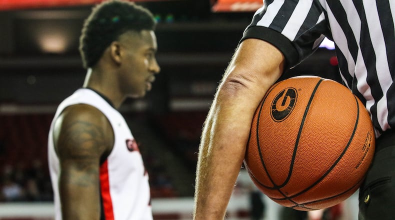 Georgia's Jordan Harris (2) during the Bulldogs' game against Alabama Jan. 25, 2017, at Stegeman Coliseum in Athens.