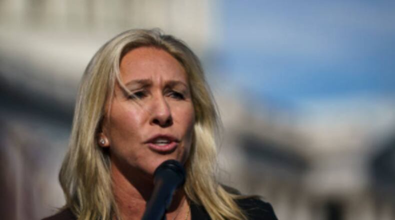 U.S. Rep. Marjorie Taylor Greene, R-Rome, apologized this past week for making a comparison in May between coronavirus restrictions and the Holocaust. “I should own it," she said. "I made a mistake.”