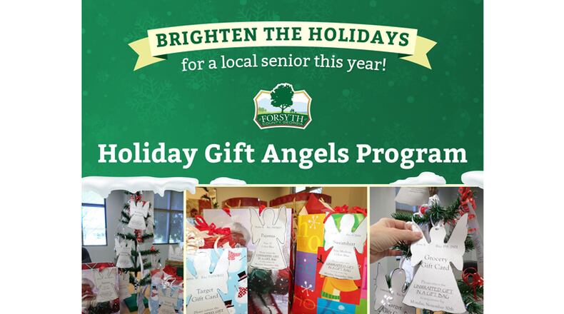 Forsyth County Senior Services is looking for "angels" to buy gifts or meal gift certificates for older residents.
