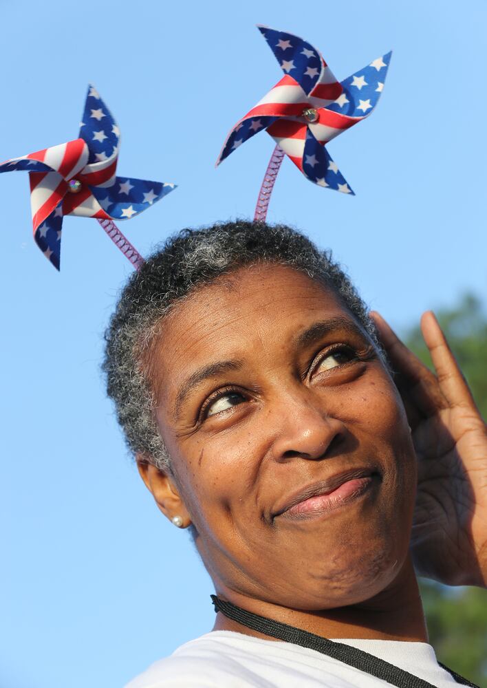 Photos: Patriotism at the AJC Peachtree Road Race