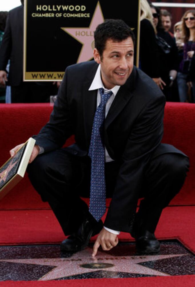 Adam Sandler gets star on Hollywood Walk