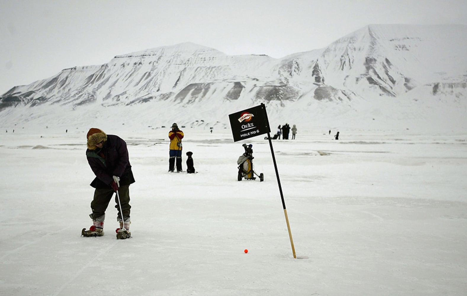 Golf on ice