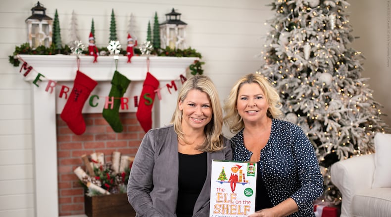 Chanda Bell (left) and Christa Pitts, who run Lumistella, the Atlanta company that oversees the "Elf on the Shelf" franchise. Courtesy of Michael Marano