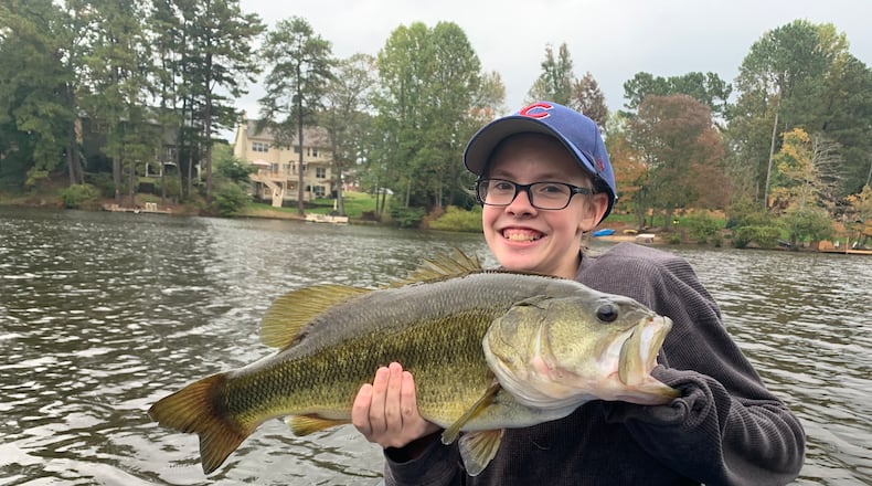 Tom More Smith’s daughter, Caeli, holds the family record for the biggest catch. 
Courtesy of Tom More Smith.