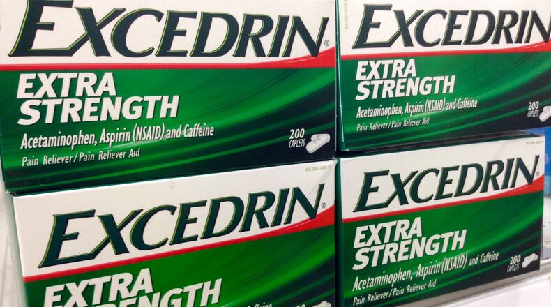 GSK Consumer Healthcare has issued a recall involving 50, 80, 100, 125, 200, 250 and 300-count bottles of Excedrin Migraine Caplets, Excedrin Migraine Geltabs, Excedrin Extra Strength Caplets (pictured), Excedrin PM Headache Caplets, and Excedrin Tension Headache Caplets.