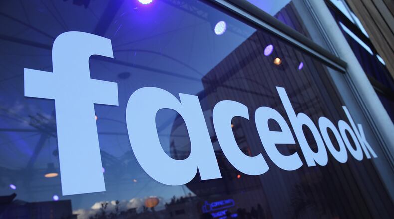 BERLIN, GERMANY - FEBRUARY 24: The Facebook logo is displayed at the Facebook Innovation Hub on February 24, 2016 in Berlin, Germany. The Facebook Innovation Hub is a temporary exhibition space where the company is showcasing some of its newest technologies and projects. (Photo by Sean Gallup/Getty Images)
