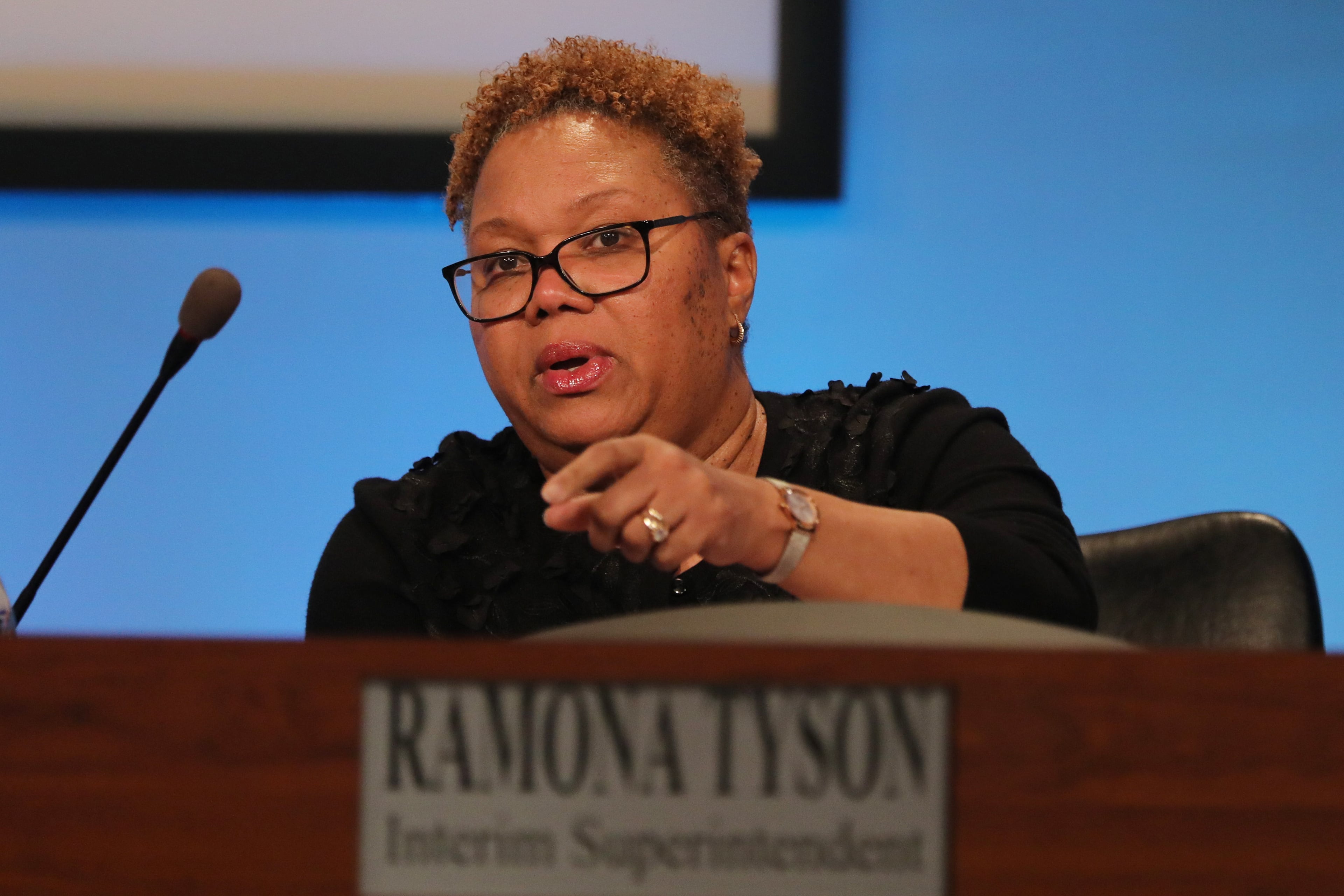Ramona Tyson was tapped to lead DeKalb schools for a second time from November 2019 until her retirement in June 2020. (Miguel Martinez/AJC)