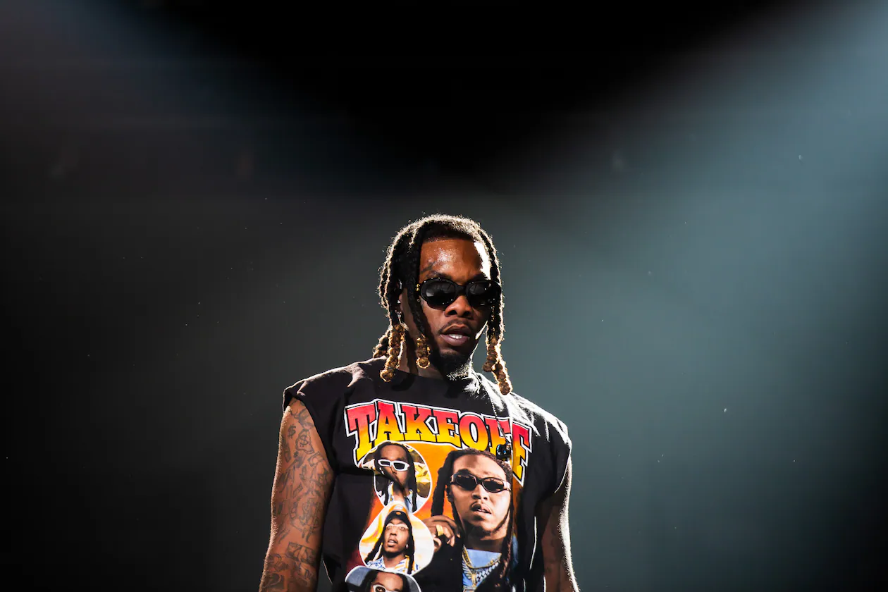 Offset, Georgia native and former member of Migos, performed for a packed crowd at the Coca-Cola Roxy on April 10, 2024. (Ryan Fleisher for the AJC)