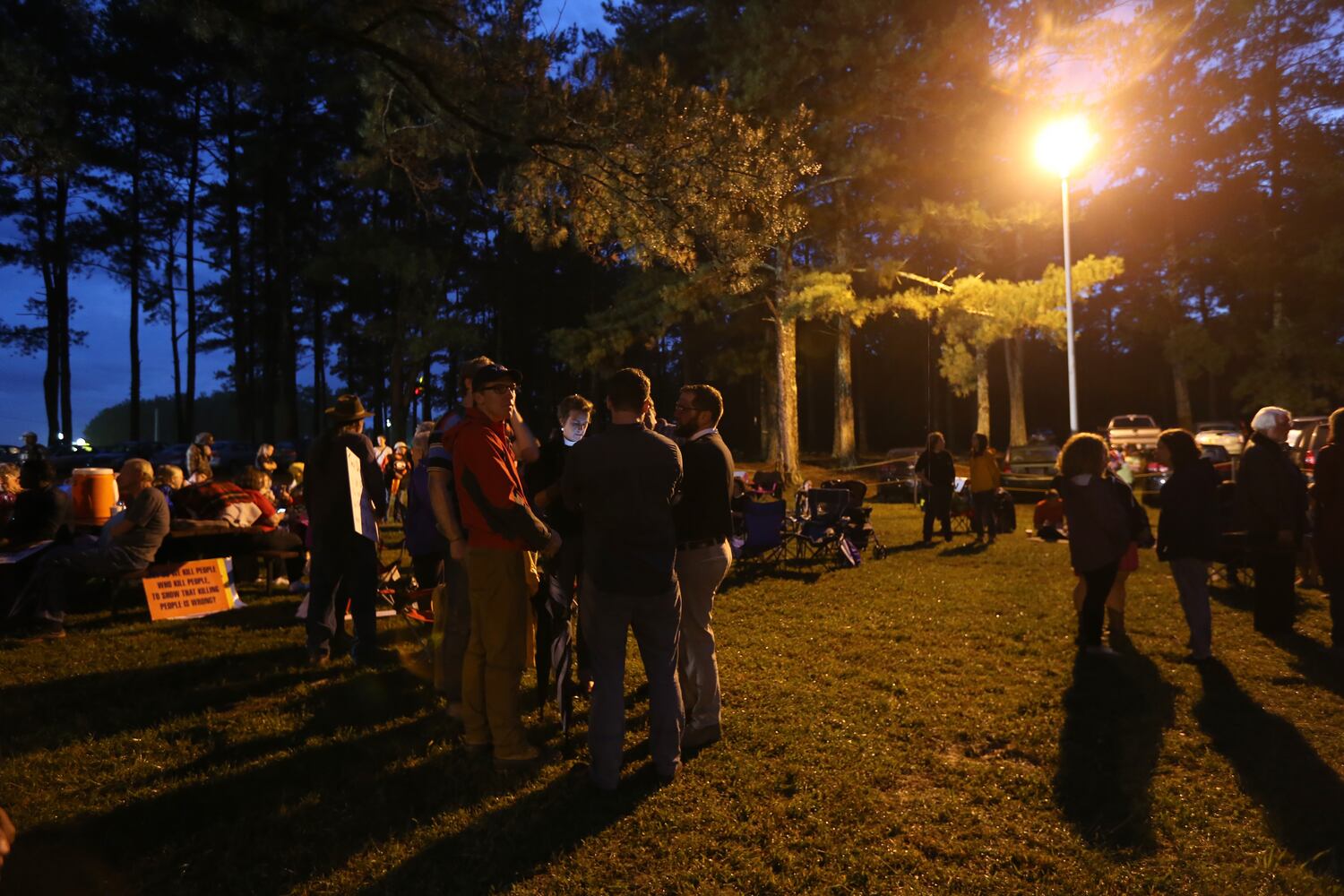 Sept. 29, 2015, outside execution site