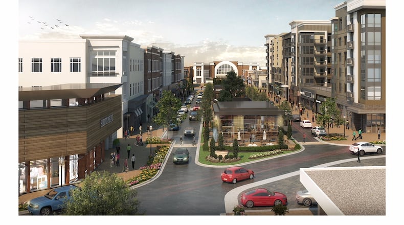 During a Tuesday morning breakfast with Partnership Gwinnett, North American Properties revealed a new rendering, site plan and details regarding its Revel project on the Infinite Energy Center campus.