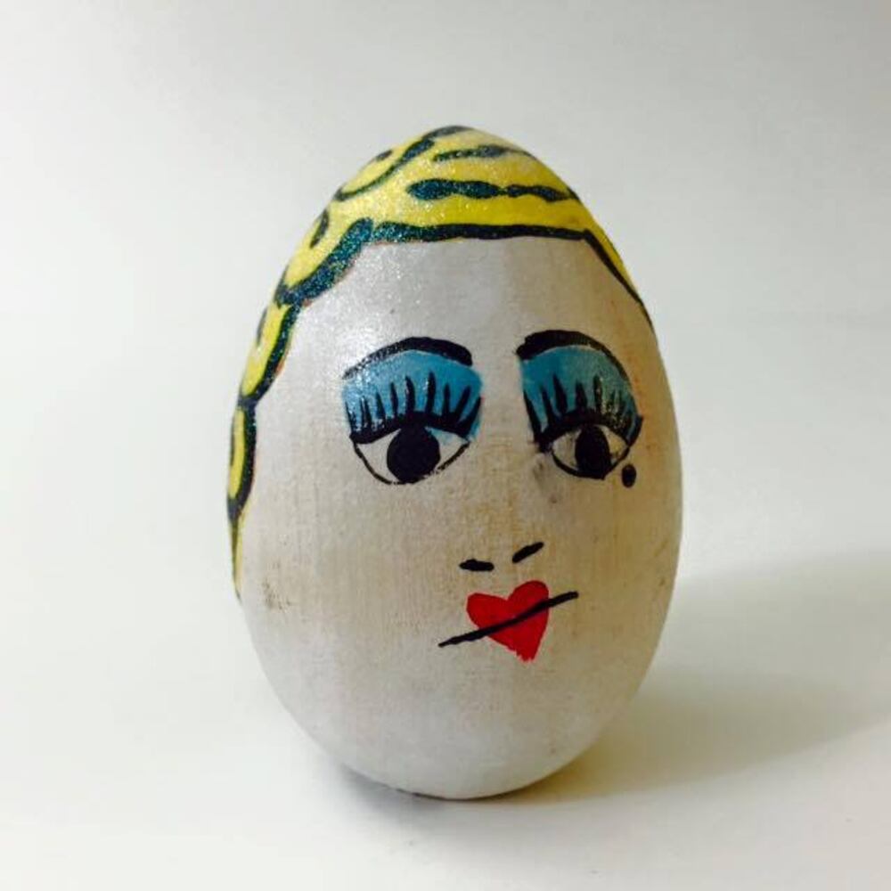 Revel Forces' #bombshellsatl shows off handpainted eggs
