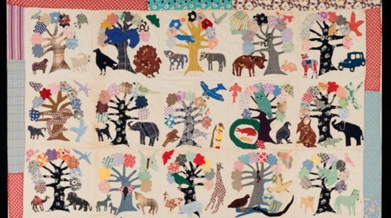 Baltimore, 1936 From A Century of African-American Quilts; Appliquéd Quilt Top; Maker unknown; Cottons, rayons; Museum Purchase, 2015.609.8