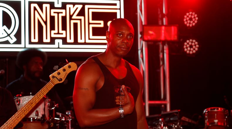 NEW ORLEANS, LA - FEBRUARY 18: Actor, comedian Dave Chappelle is seen on stage during GQ Celebration of NBA All-Star Weekend 2017 at Ogden Museum Of Southern Art on February 18, 2017 in New Orleans, Louisiana. (Photo by Tyler Kaufman/Getty Images for GQ)