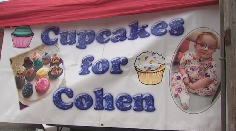A Pittsburgh-area father is selling cupcakes to raise money for his son's cancer treatments.