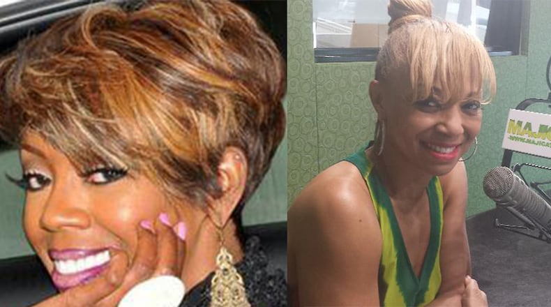Rene Miller (left) and Carol Blackmon (right) have decades of radio and TV experience in Atlanta. CREDIT: Twitter