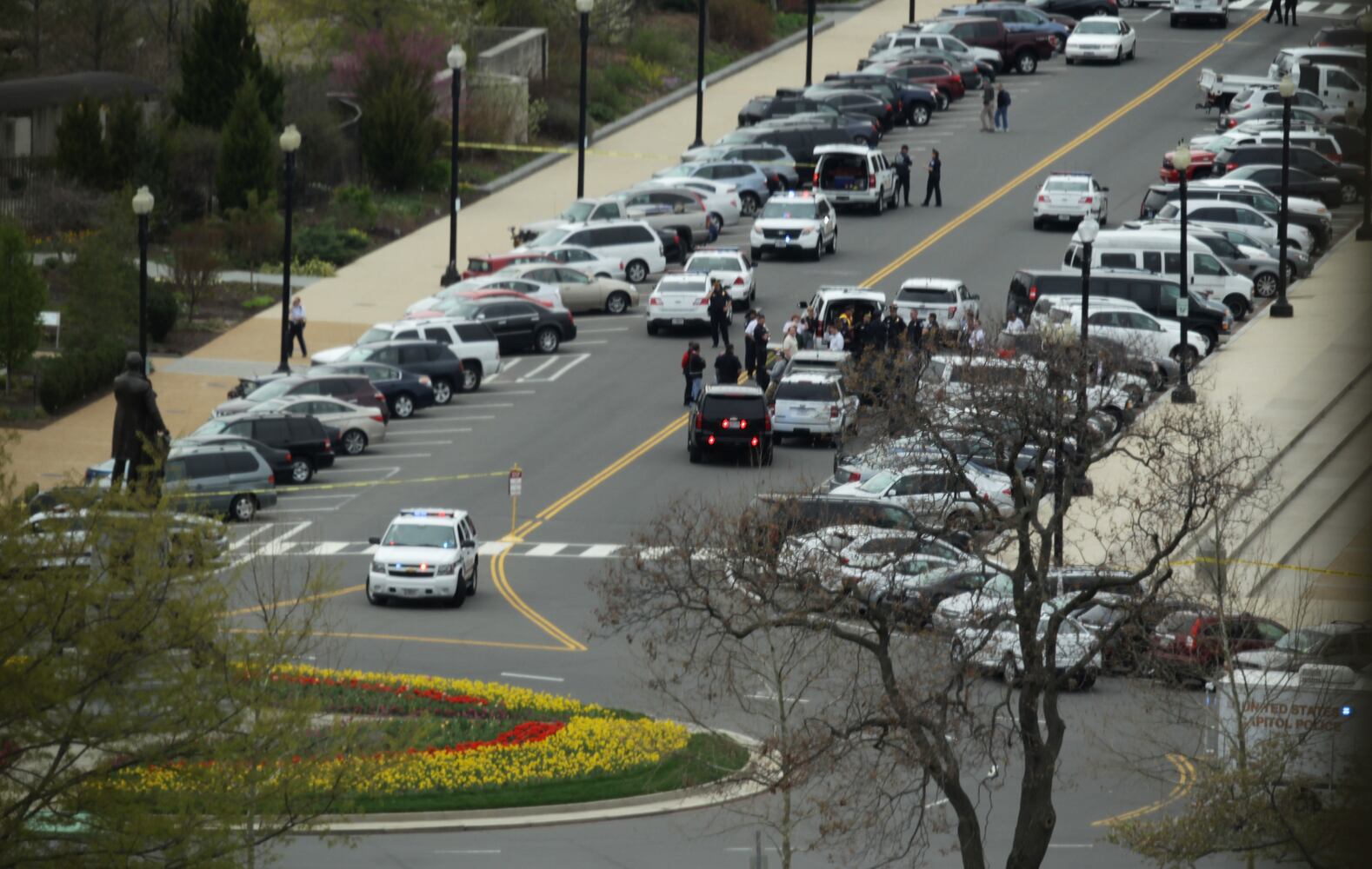 Capitol helicopter landing