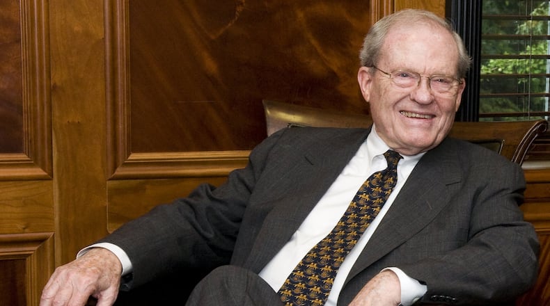 The Rev. James T. Laney, president emeritus of Emory University, will be honored for his peace work on the Korean Peninsula. He has traveled there as an ambassador and a missionary. CONTRIBUTED