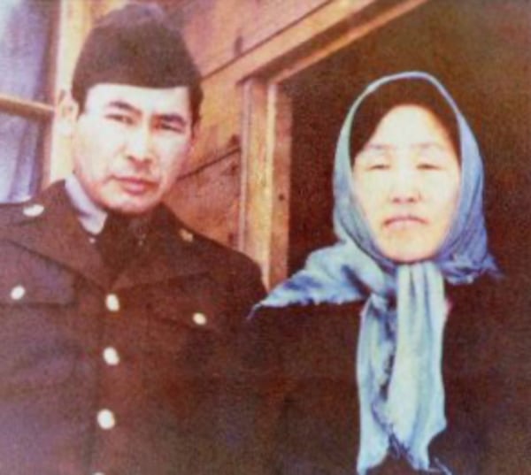 This 1930s photo provided by her family shows Olga Michael, an Alaskan Yup’ik woman who became St. Olga of Kwethluk, Matushka of All Alaska, the first female North American saint in the Orthodox Church in America, and her husband, Nicolai Michael. (Courtesy Helen Lason via AP)