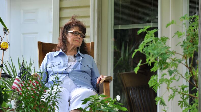 Linda Case missed sitting in the rocker on her back porch while she spent 6 months in jail. HYOSUB SHIN / HSHIN@AJC.COM