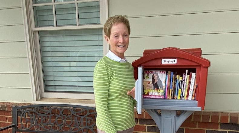 A new, free Sharing Library is open anytime for taking or leaving a book at the Ball Ground Senior Center. (Courtesy of Cherokee County Senior Services)