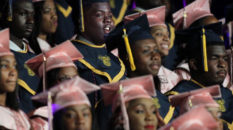 Georgia’s graduation rate has climbed to where it was before the federal government imposed a new formula in 2012