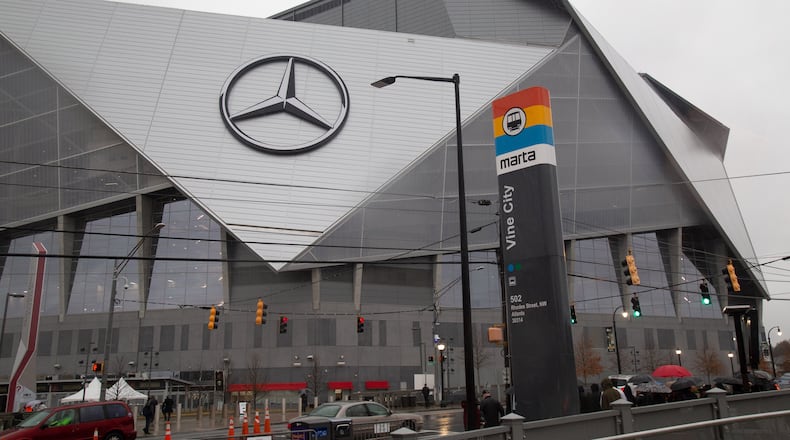 MARTA has performed well during recent events at Mercedes-Benz Stadium, including the MLS championship game in December. MARTA’s performance during the upcoming Super Bowl could affect its reputation amid a growing push for transit expansion across the region. STEVE SCHAEFER / SPECIAL TO THE AJC