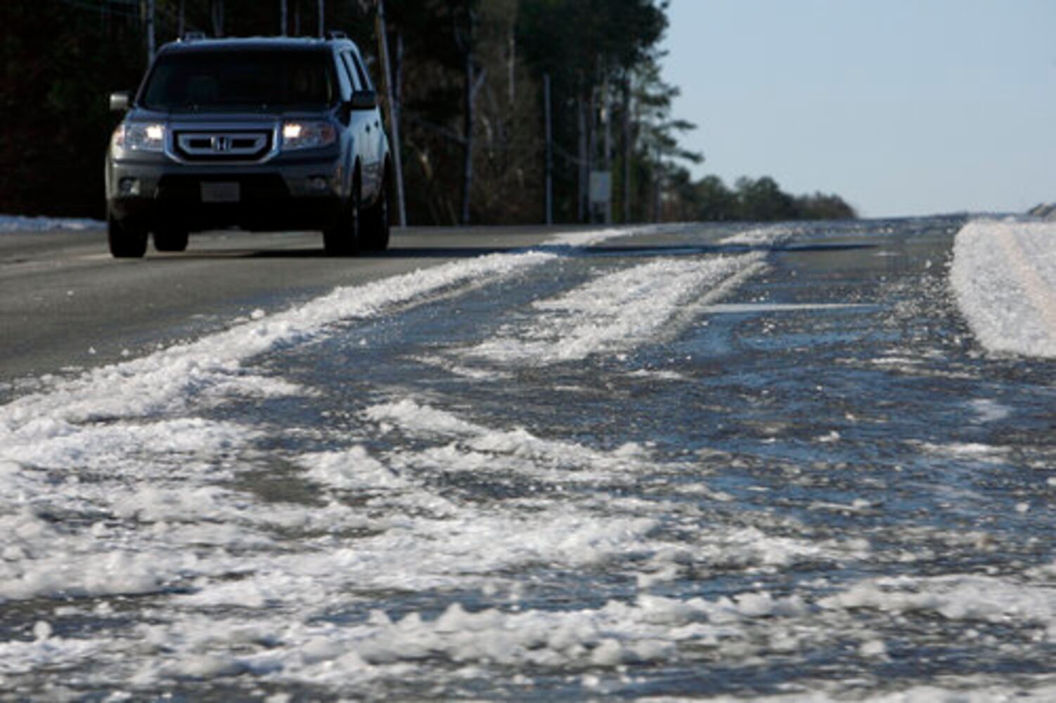 Snowstorm aftermath: Ice and fire