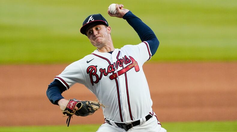 Atlanta Braves' Tucker Davidson, makes his major league debut against the Boston Red Sox Saturday, Sept. 26, 2020, at Truist Park in Atlanta. (John Bazemore/AP)