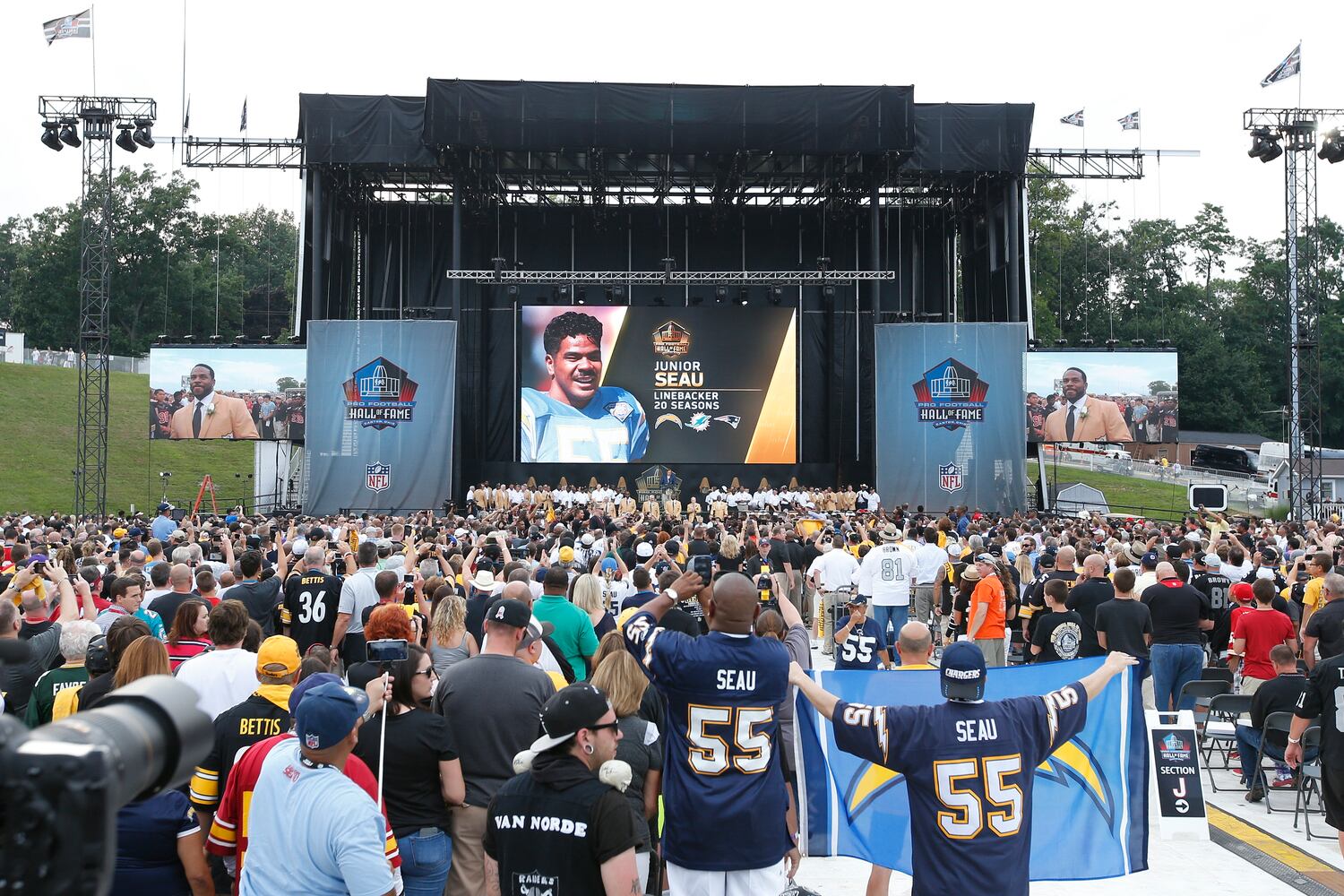 2015 Pro Football Hall of Fame Enshrinement Ceremony