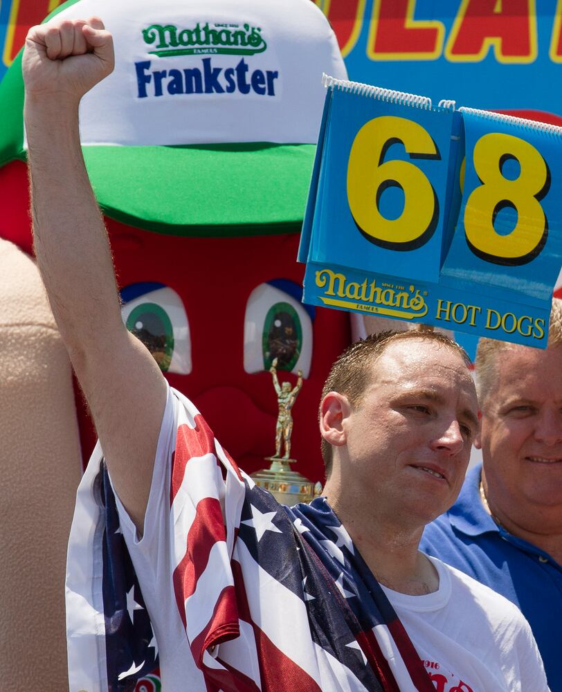 Joey Chestnut wins Coney Island hot dog contest for sixth time