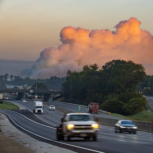 The September 2024 fire at BioLab in Conyers spurred evacuations of thousands, weekslong overnight shelter-in-place orders, road closures, including parts of I-20 and led many to seek medical attention. (John Spink/AJC 2024)