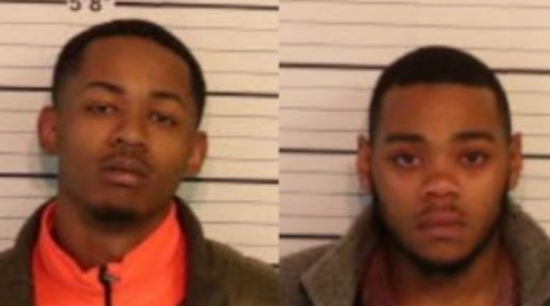Tylan McCray, left, and his cousin, Brandon McCray, were arrested Saturday.