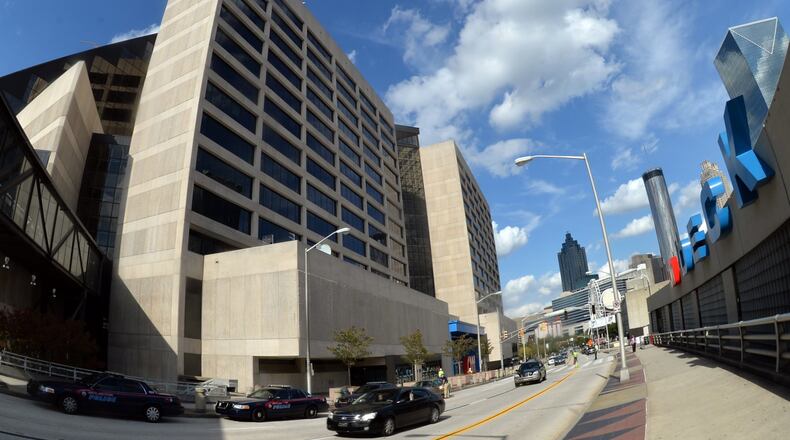 CNN Center in downtown Atlanta. HYOSUB SHIN / HSHIN@AJC.COM