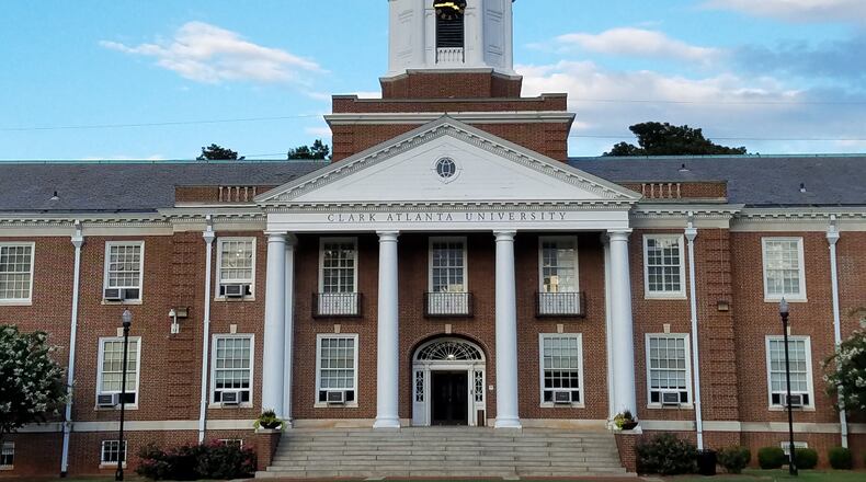 Clark Atlanta University, pictured here, canceled classes because of the weather.