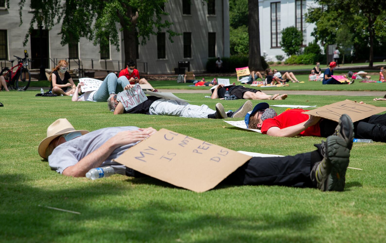 United Campus Workers of Georgia Host Die-in on UGA's North Campus