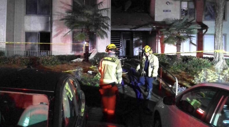 Investigators said the fire displaced 26 residents of the Las Palmas apartment complex.
