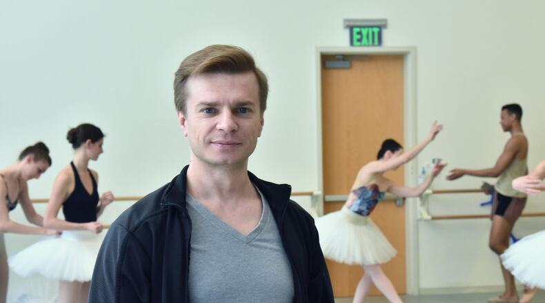 The Atlanta Ballet’s new artistic director Gennadi Nedvigin studied for eight years at the Bolshoi Ballet. HYOSUB SHIN / HSHIN@AJC.COM