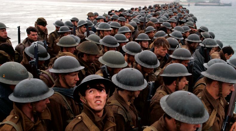 Warner Bros. arranged for 155 theaters around the world to show the special large-screen version of “Dunkirk” with conventional film projectors. Contributed by Warner Bros. Pictures